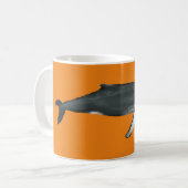 Humpback whale mug コーヒーマグカップ (正面左)