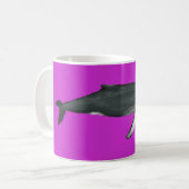 Humpback whale mug コーヒーマグカップ (正面左)