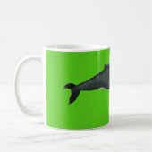 Humpback Whale Mug Green コーヒーマグカップ (左)