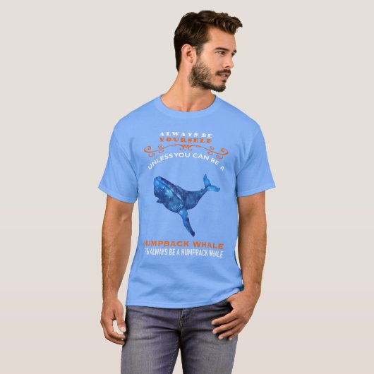 Humpback Whale T-Shirt Tシャツ (正面フル)