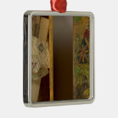 Humphriesは世界地図を切り裂きました メタルオーナメント (右)