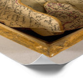 Humphries dissected world map ポスター (角)