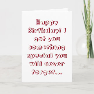 Humptyの悪夢のバースデー・カード カード