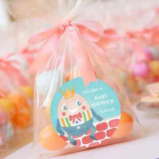 Humptyカラフル Dumpty Baby Shower Stickers ラウンドシール