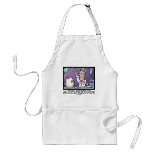 Humpty遺伝おもしろい学ギフトT&収集品 スタンダードエプロン (正面)