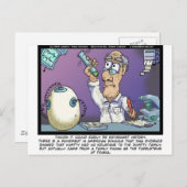 Humpty遺伝おもしろい学ギフトT&収集品 ポストカード (正面/裏面)