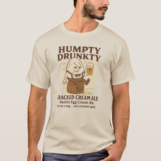 Humpty Drunkty Tee – A Hungry Hollow Original Tシャツ (正面)