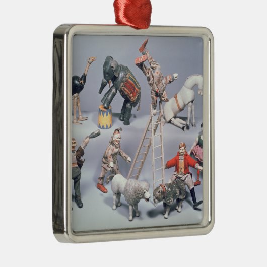 Humpty Dumptyのサーカスの曲芸師および動物 メタルオーナメント (右)