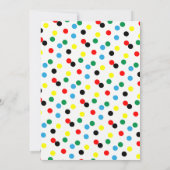 Humpty Dumptyをテーマにした子供の誕生日パーティー編集可能 招待状 (裏面)