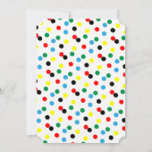 Humpty Dumptyテーマの子供の誕生日パーティー編集可能 招待状 (裏面)