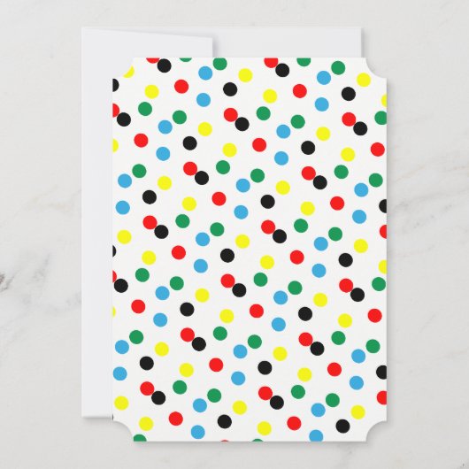 Humpty Dumptyテーマの子供の誕生日パーティー編集可能 招待状 (裏面)