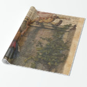 Humpty Dumpty及びアリスのヴィンテージのさし絵 ラッピングペーパー (アンロールド)