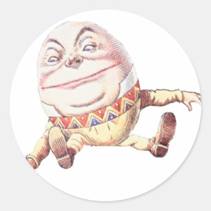 Humpty Dumpty色 ラウンドシール