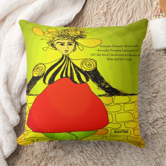 Humpty Dumpty クッション (ブランケット)