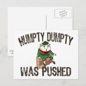 Humpty Dumpty ポストカード (正面/裏面)
