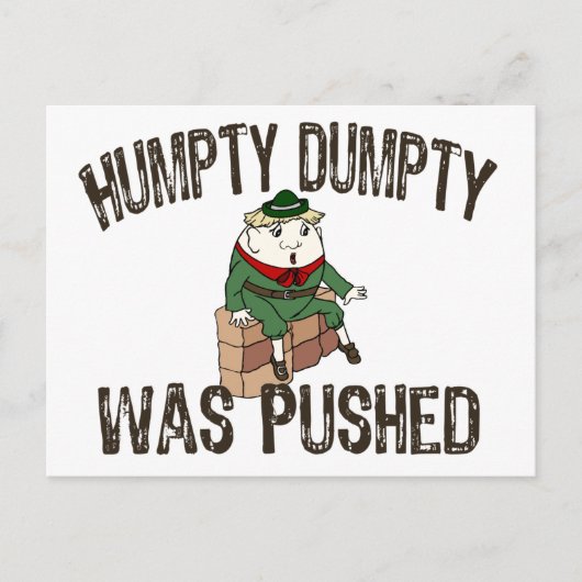 Humpty Dumpty ポストカード (正面)