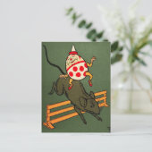 Humpty Dumpty：マウスに乗る ポストカード (スタンド正面)