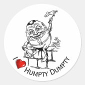 Humpty Dumpty ラウンドシール (正面)