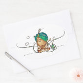 Humpty Dumpty 楕円形シール (封筒)