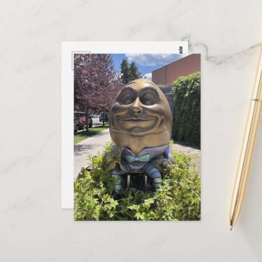 Humpty Dumpty Fairytale Postcard ポストカード (正面/裏面インサイチュ)