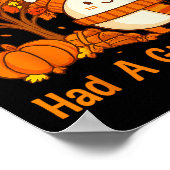Humpty Dumpty Had A Great Fall Halloween Thanksgiv ポスター (角)