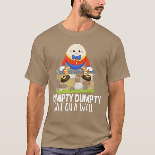 Humpty Dumpty Nursery Rhyme boy Tシャツ (正面)