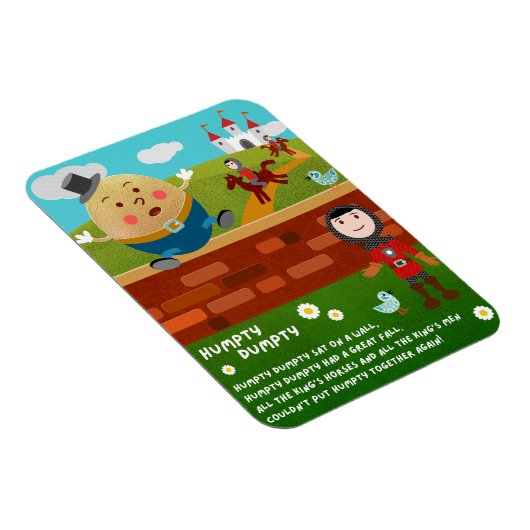 Humpty Dumpty Nursery Rhyme Magnet マグネット (右側)