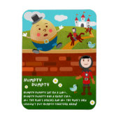 Humpty Dumpty Nursery Rhyme Magnet マグネット (縦)