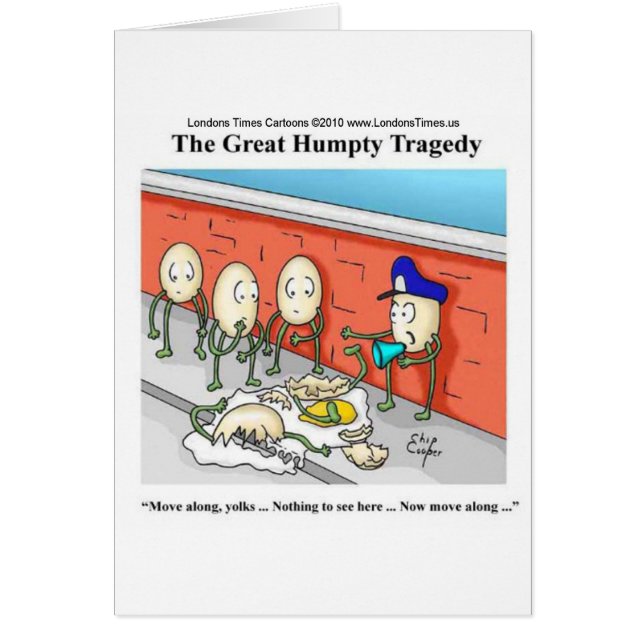 Humpty Dumpty Police Investigations おもしろい Gives (正面)