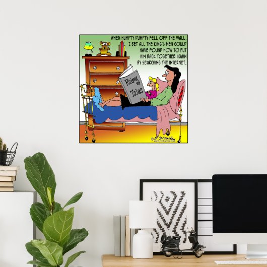 Humpty Dumpty & The Internet ポスター (ホームオフィス)