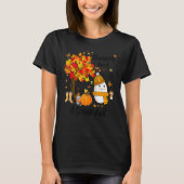 Humpty Had A Great Fall  Autumn Joke Raglan Baseba Tシャツ (正面)