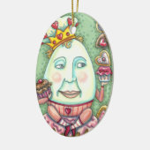 HUMPTY KING OFハートと菓子,バレンタイン セラミックオーナメント (左)