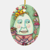 HUMPTY KING OFハートと菓子,バレンタイン セラミックオーナメント (正面)