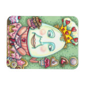 HUMPTY KING OFハートと菓子，バレンタイン マグネット (横)