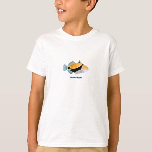 Humu Humuの魚 Tシャツ (正面)