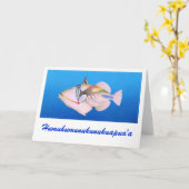 Humuhumunukunukuapua'a カード (黄色い花)