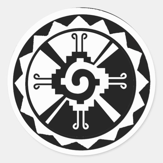 Hunab Kuクリエーター&天体惑星 ラウンドシール (正面)