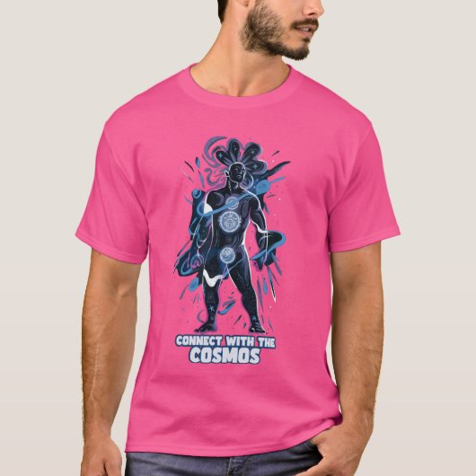 Hunab Kuマヤ神古代の女神と接続 Tシャツ (正面)