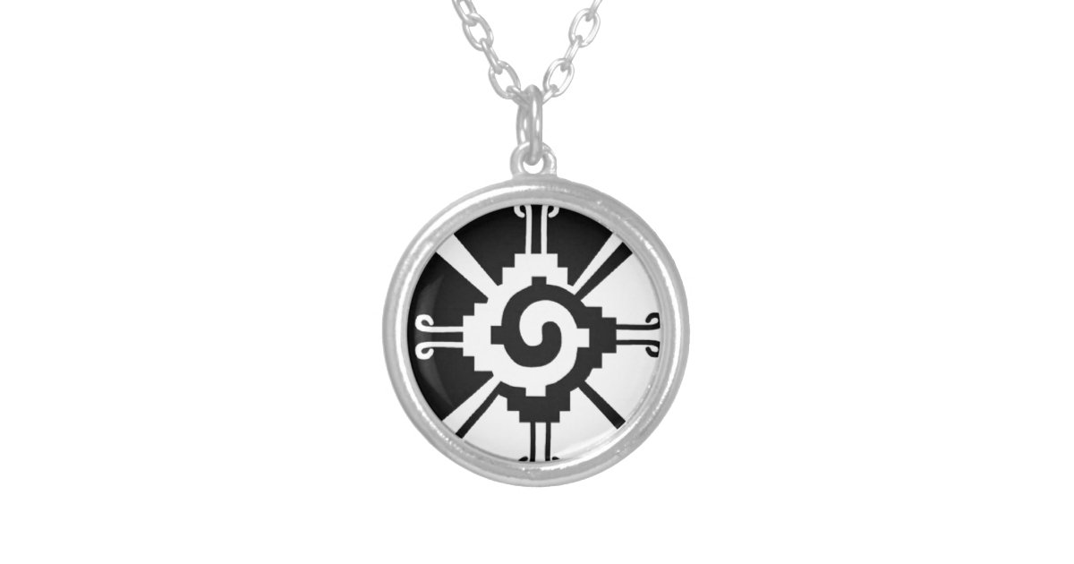 Hunab Ku 別名 マヤの銀河の蝶 シルバープレートネックレス Zazzle Co Jp Hunab Ku 別名 マヤの銀河の蝶 シルバープレートネックレス Zazzle Co Jp