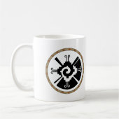 Hunab Ku -マヤの神 コーヒーマグカップ (左)