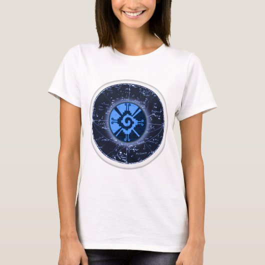 Hunab Ku -銀河の直線 Tシャツ (正面)