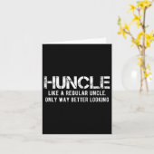 Huncle Like A Regular Uncle Only Way Better Lookin カード (黄色い花)