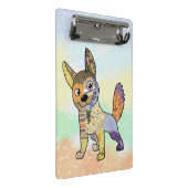 Hund kunterbunt ミニクリップボード (アングル)