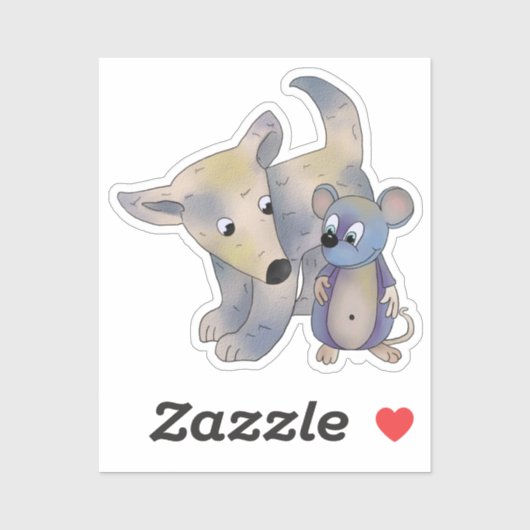 Hund und Maus シール (シート)
