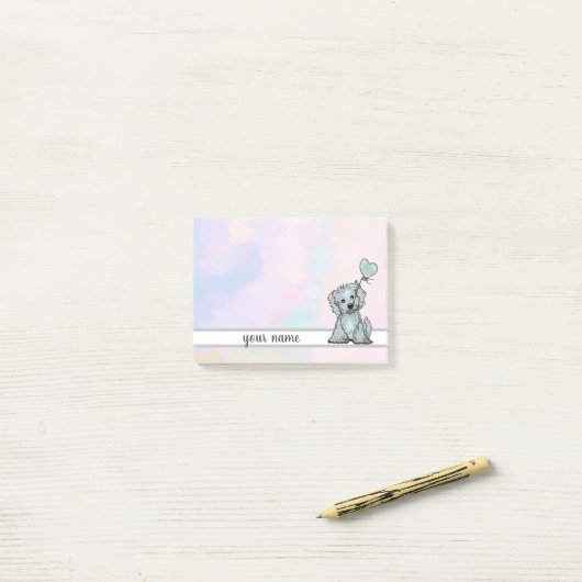 Hundchen Klebezettel ポストイット (デスク上)