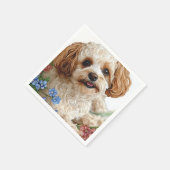 Hunde スタンダードカクテルナプキン (角)