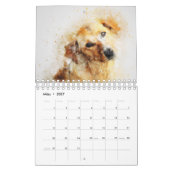 Hunde und Katzen-Digitale Kunst カレンダー (3月 2027)