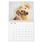 Hunde und Katzen-Digitale Kunst カレンダー (3月 2026)