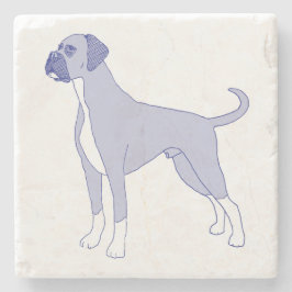 Hunderasse Boxer ストーンコースター