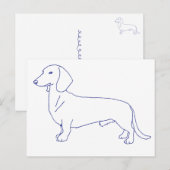 Hunderasse Dackel ポストカード (正面/裏面)